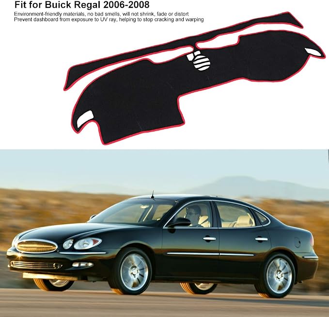 Car Dashboard Cover Anti Dash Mat Pad, Premium Polyester Sun Shade Protector - Image 2