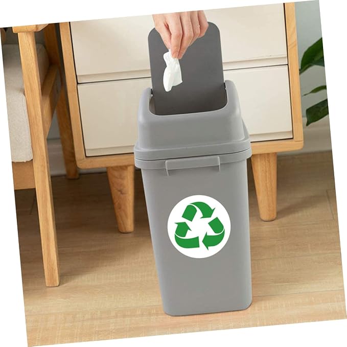 Garbage Sorting Stickers Set 6 Self-Adhesive Waste Classification Labels - Image 9