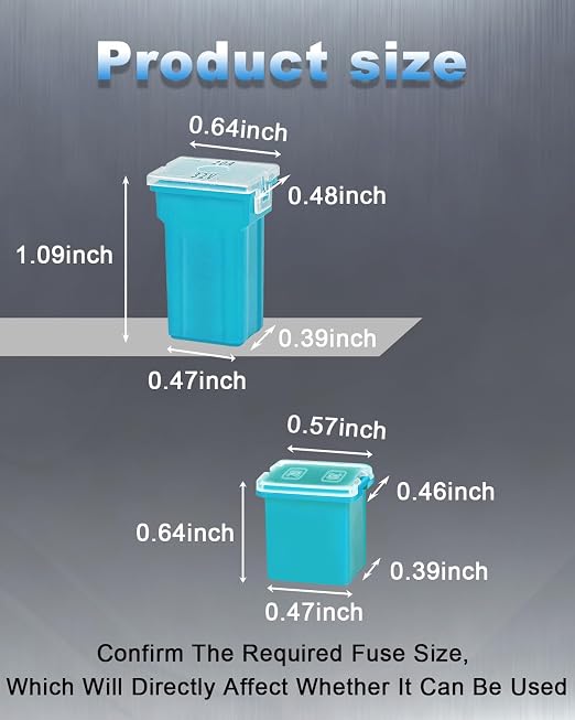 Riseuvo 40 Pcs Car Cartridge Fuses - Image 2