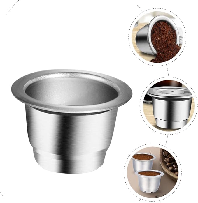 Homoyoyo 4pcs Reusable Coffee Filter Cups Multi-function Drainers - Image 8