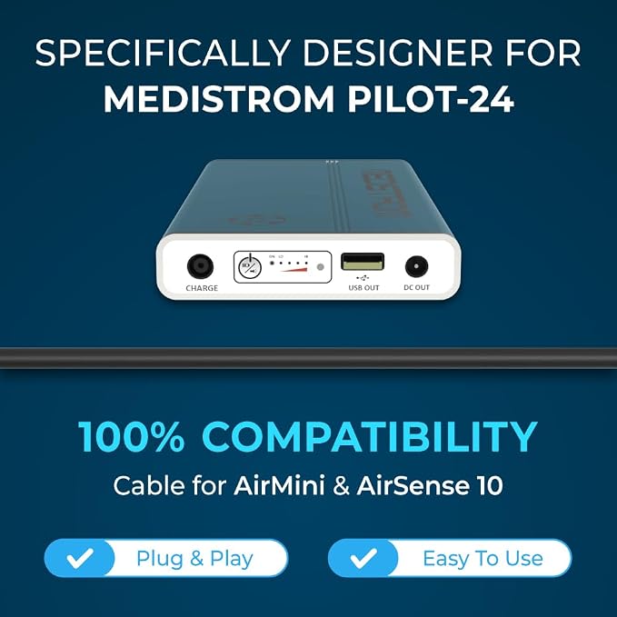 Bundle: Medistrom Pilot 24 Lite - 95Wh CPAP Battery Backup Power Supply - Image 3