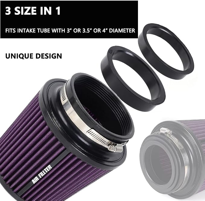 4-Inch Cold Air Intake Filter - Image 2