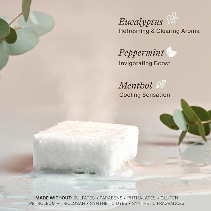 Shower Steamers Aromatherapy - USA Made with Natural Ingredients & Eucalyptus Essential Oil, Christmas Stocking Stuffers for Men & Women, Large Shower Bombs, White Elephant Relaxation Spa Gifts