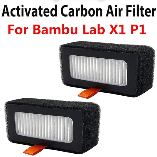 2Pcs Air Filter Replacement for Bambu Lab X1/X1c/X1E/P1/P1SC/P1S Combo 3D - Image 2