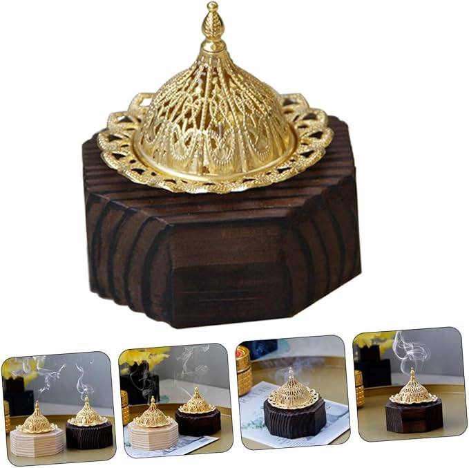 PRETYZOOM Incense Burner Tray for Meditation Compact Aromatherapy Incense - Image 5