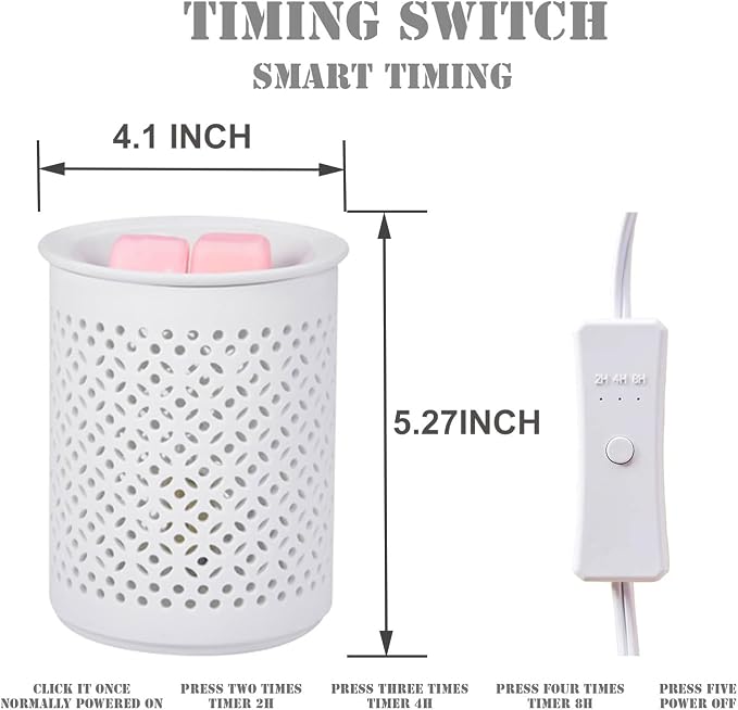 Dicimi Ceramic Wax Melt Warmer - Image 3