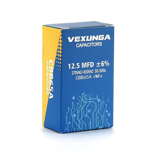 VEXUNGA 12.5uF 370/440/450VAC 50/60Hz CBB65 CBB65A Oval Run Start Capacitor - Image 4