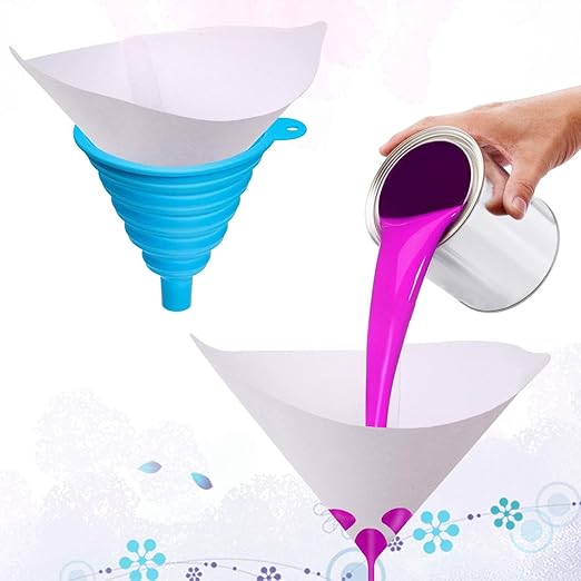 JANYUN 100Pcs Paint Filter, 190 Micron Resin Filter Disposable Paint Strainers - Image 5