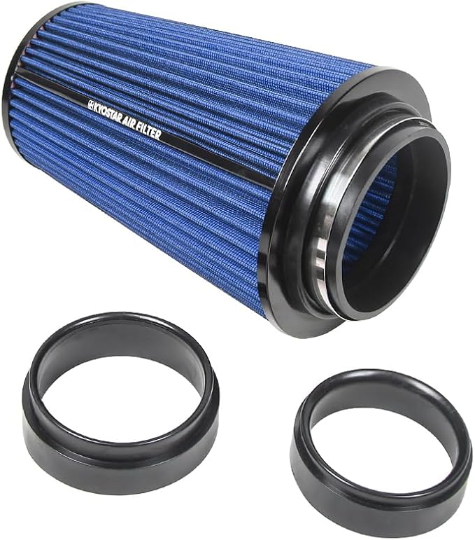 Universal 3/3.5/4" High-Flow Air Filter, Reusable Cone Cold Air Intake - Image 6