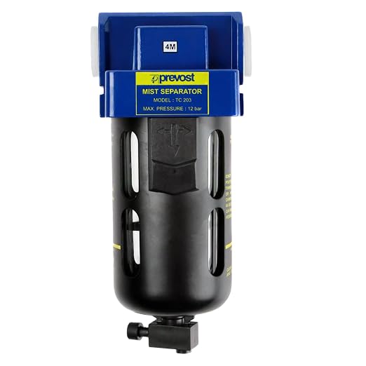 Prevost TC203 Compressed Air Inline Oilesser Oil Coalescing Separator Filter by Prevost