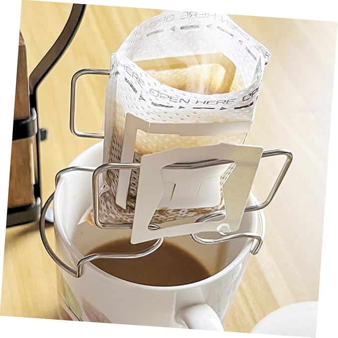 Coffee Cup Filter Rack Portable Stainless Steel Dripper Stand - Image 3