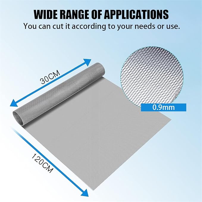 Filter Screen Sheets Stainless Steel Air Vent Mesh Cover Wire Mesh Roll - Image 2