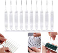 Multifunctional Shower Cleaning Tools Shower Cleaning Brush,2025 Upgrade Shower Head Cleaning Brush for Small Hole with Storage Boxes for Household Bathroom. (10 Pack)