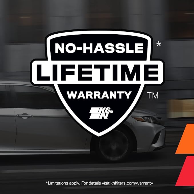 K&N High-Flow Original Lifetime Engine Air Filter: Increase Power: Premium - Image 8