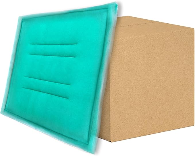 Paint Spray Booth Tacky Intake Filter Pad 16" x 25" in Spray Booth Filter - Image 2