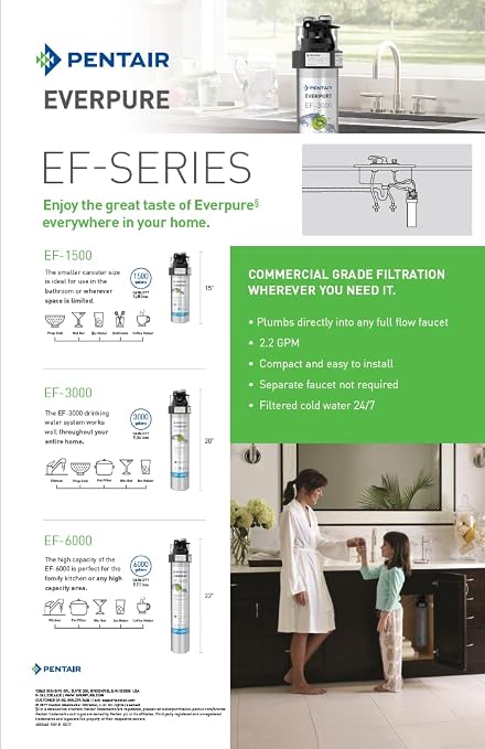 Pentair Everpure EF-1500 Full Flow Drinking Water System, NSF Certified to - Image 3