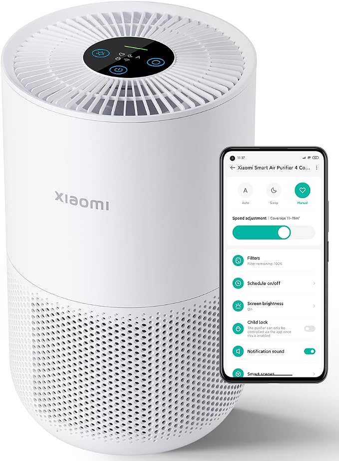 Xiaomi Air Purifiers for Home Bedroom, H13 True HEPA Filter, Ultra Quiet by Xiaomi