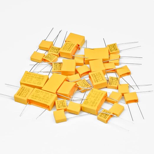 10 Values 77 PCS Polypropylene Safety Capacitors DIP 275VAC X2 MKP Assorted Kit - Image 4