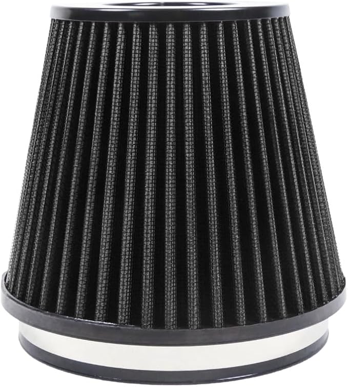 Universal 6" 152mm igh-Flow Air Filter, Reusable Cone Cold Air Intake, High - Image 5