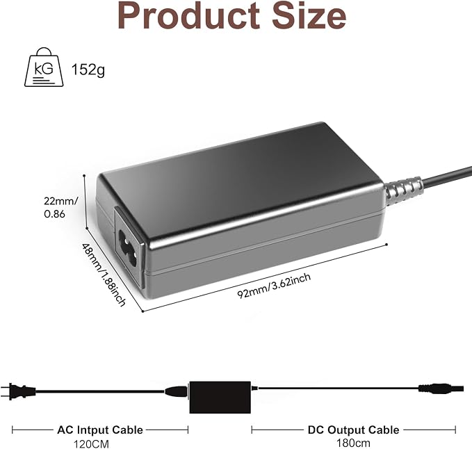 TAIFU 24V AC Adapter Charger for Levoit Vital 200S LAP-V201S-WUS LAP-V201S-AUSR - Image 5