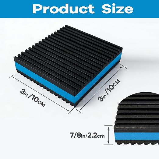 4pack Vibration Isolation Pads Heavy Duty Anti Vibration Pads Appliance 3 Inch - Image 3