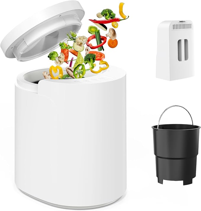 Electric Composter for Kitchen, 3L Food Recycler Composter by Yolidhome