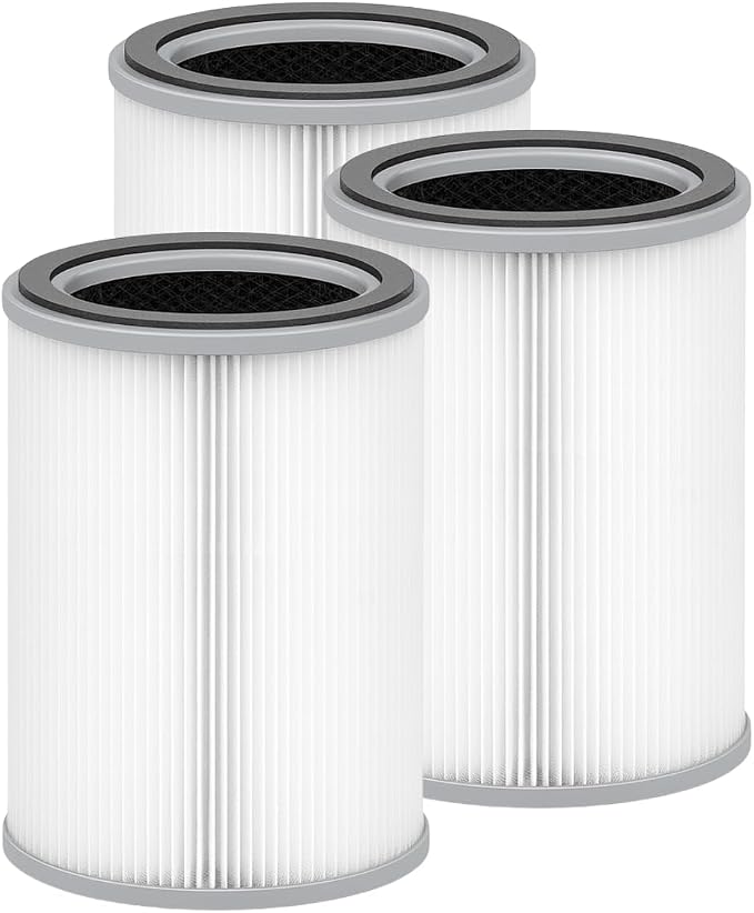 Nispira 3-in-1 True HEPA with Activated Charcoal Replacement Filters, by Nispira