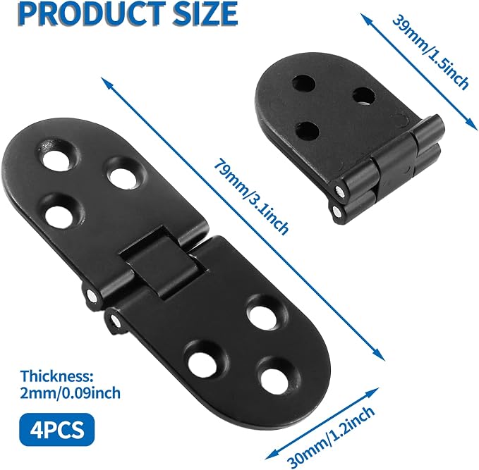 4Pcs Heavy Duty Folding Table Hinges - Image 2