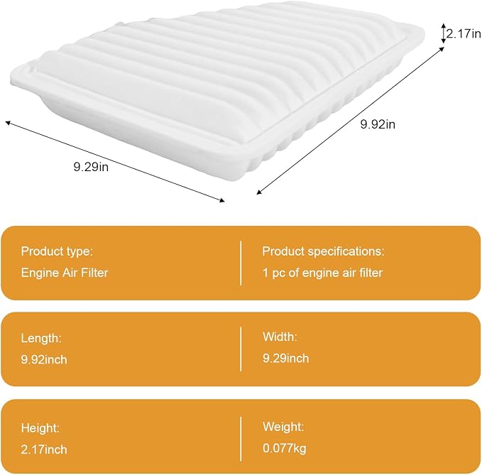 Engine Air filter Compatible - Image 6