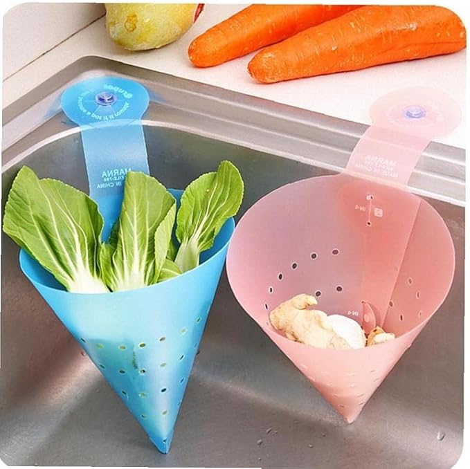 1pc Sink Food Waste Drain Filter Foldable Sink Self-Standing Anti-Blocking - Image 4