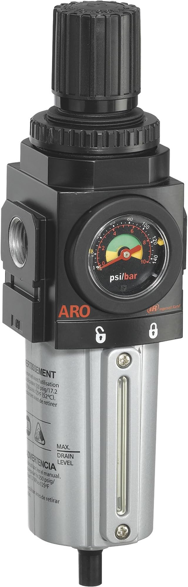 ARO P39344-600-VS Air Filter-Regulator Piggyback, 1/2" NPT - Image 3
