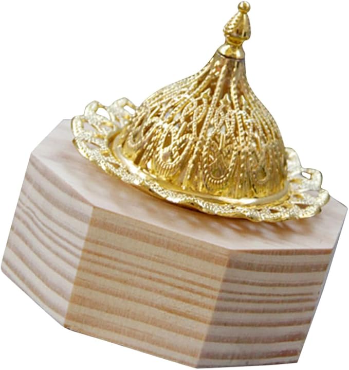 Cabilock Wood Incense Burner Tray Octagonal Backflow Censer by cabilock