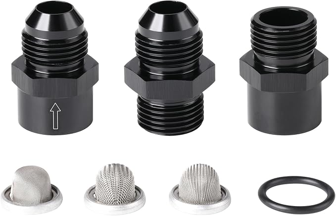 8AN Inline Fuel & Oil Feed Filter Set - Image 3