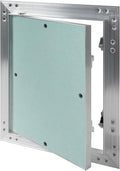 8" x 10" Inch Aluminum Drywall Access Panel - Service Shaft Door - Plumbing, Electricity, Heating, Alarm Wall Inspection hatch for Drywall - Bathroom Service Access Hole Cover