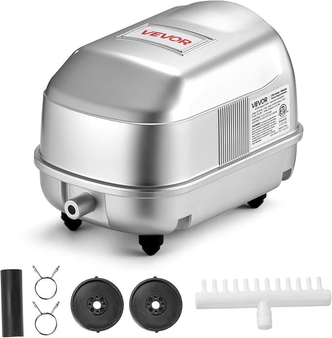 VEVOR Linear Air Pump, 792 GPH High Output Aerator by VEVOR