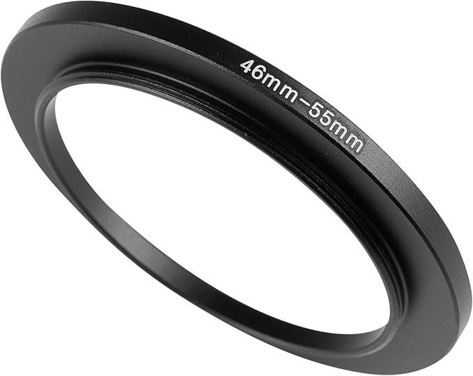 46-55mm Metal Step-Up Ring Adapter Compatible by Unknown