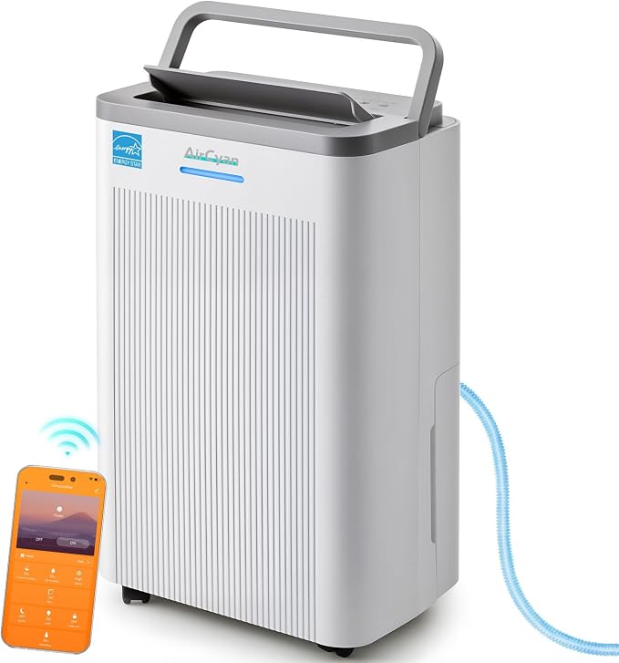 4500 Sq.Ft Most Efficient Energy Star 2025 Dehumidifier by AirCyan