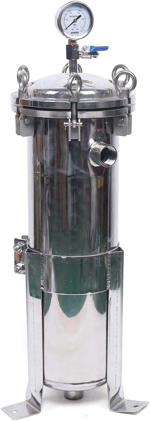 304 Stainless Steel Bag Filter Housing, Industrial Process Filter Housings by MuChaIOAK