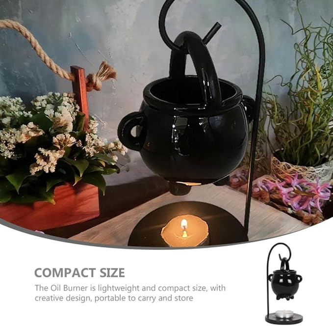 Creative Design Ceramic and Iron Candle Warmer - Image 3