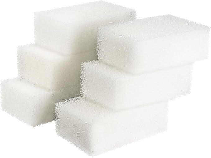 AQUANEAT 6-Pack Replacement Filter Sponge Pads, Aquarium Foam Insert Compatible by Aquaneat