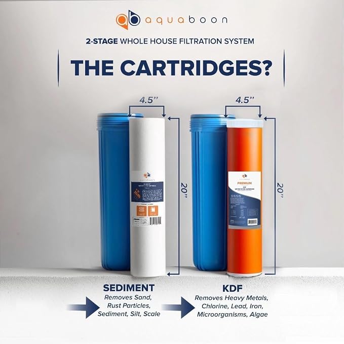 Aquaboon 2-Stage Whole House Water Filtration System - Image 3