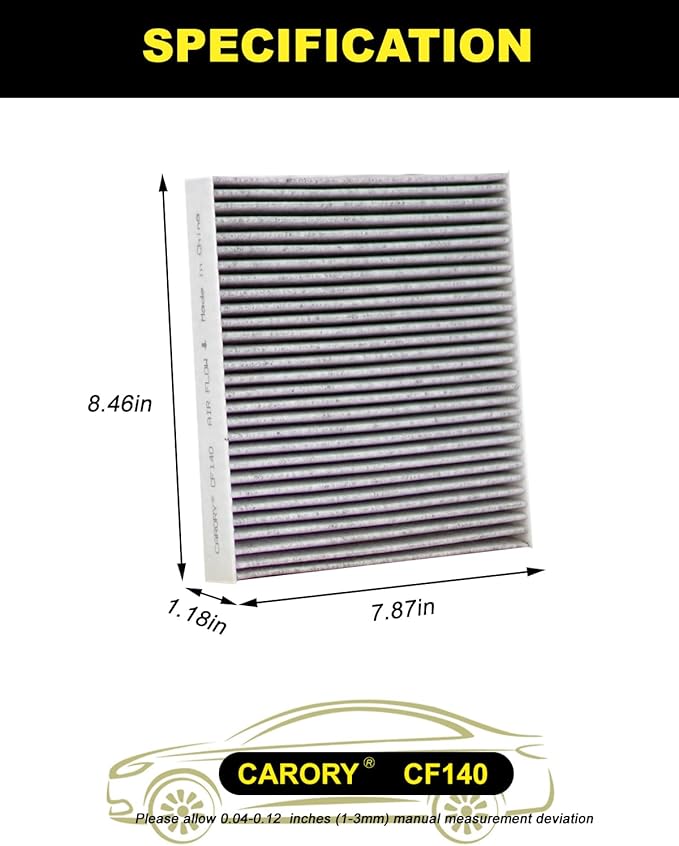 Cabin Air Filter w/Activated Carbon - Image 2