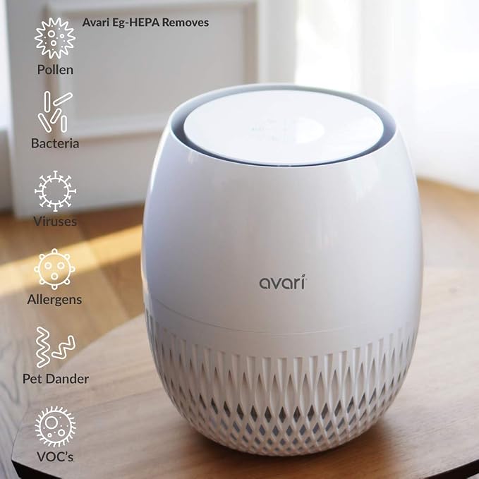 Avari EG Air Purifier Made in Korea. 4-Stage Embossed HEPA Filter Technology - Image 3