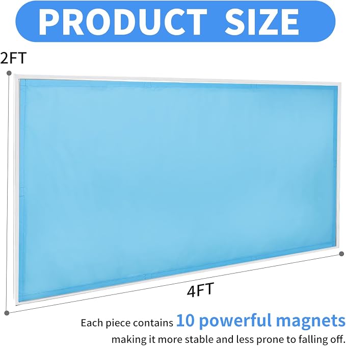 Torixqi 2pcs Fluorescent Light Covers - Image 2