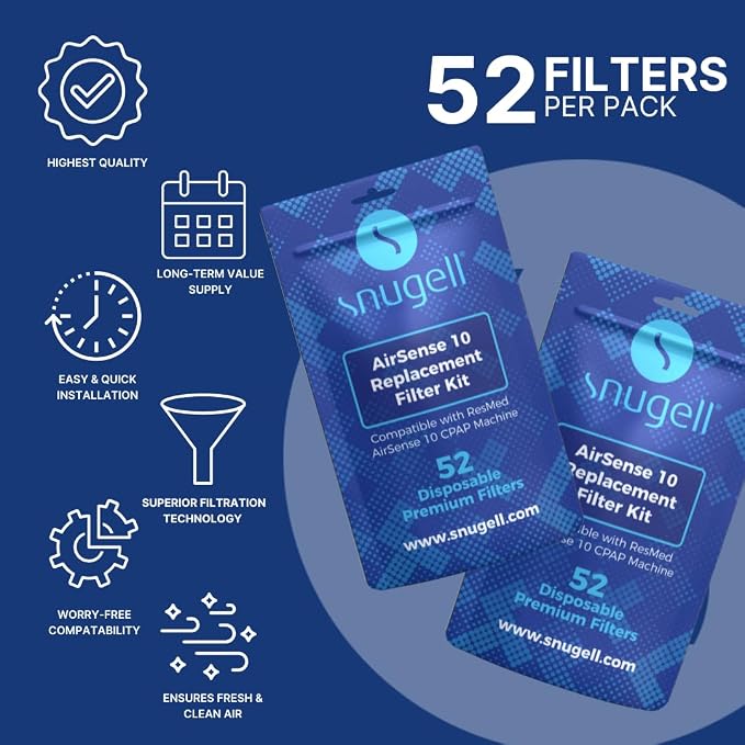 Snugell Disposable CPAP Filters -Compatible - Image 2
