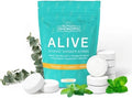 Alive Shower Bombs 10-Pack – Made in USA | Powerful Aromatherapy Steamers with Eucalyptus, Peppermint & Menthol | Energizing Scent for Morning Focus & Breathing Boost | Natural Self Care Gift