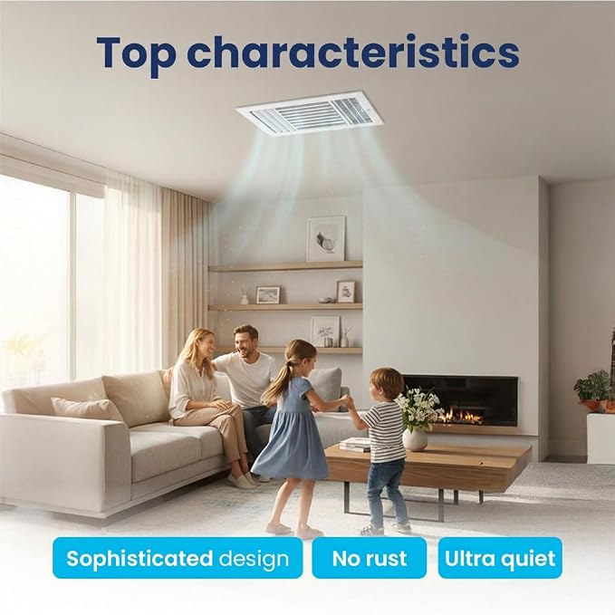 14x10 Aluminum 3-Way Air Register HVAC Vent Cover Wall Ceiling – Multi-Shutter - Image 6