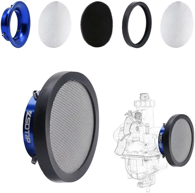 Carburetor Carb 40mm Air Filter Cleaner Velocity Stack Modified Trumpet by ZSDTRP