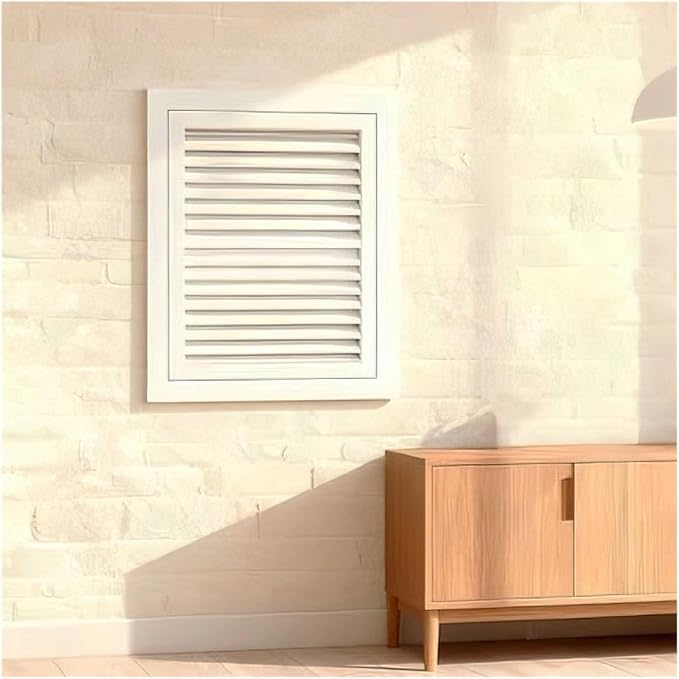 Return Air Filter Grille Vent Cover Removable, Louvered Access Panel by Unknown