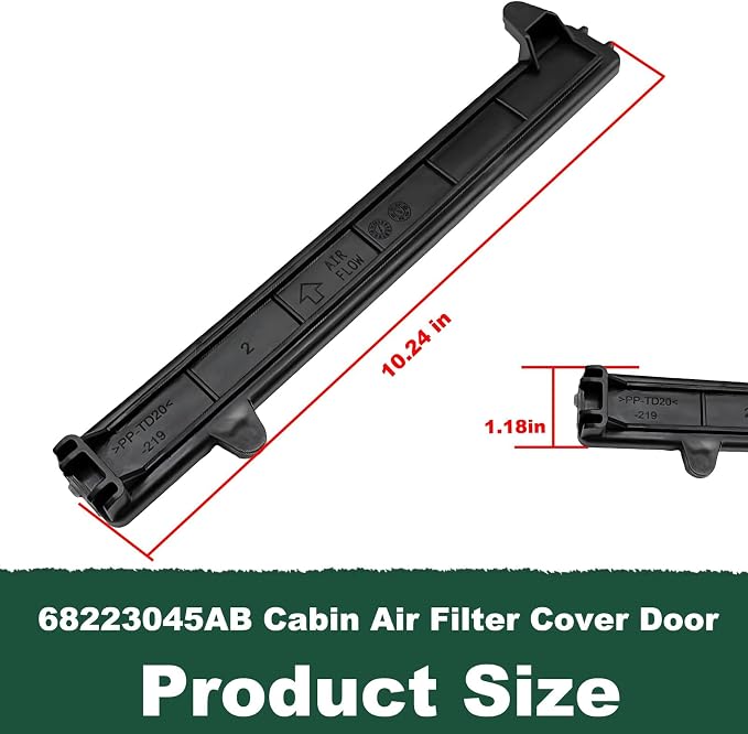 68223045AB Cabin Air Filter Cover Compatible - Image 4